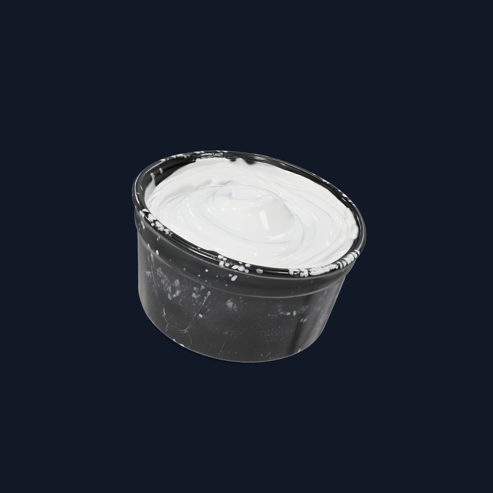 Cream Texture Container D Model Pack with High Detail